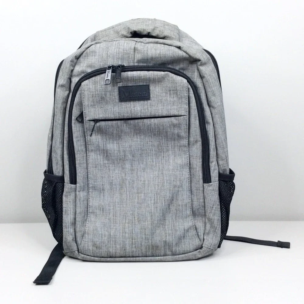 MATEIN Business Laptop Backpack Travel 15.6 Inch Gray Charge Port